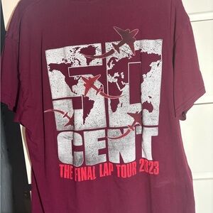 50 cent final lap tour tee